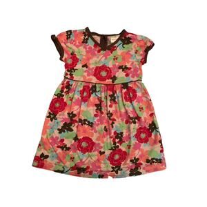 Hanna Anderson Floral Cap Sleeve Dress. Size 100/4. *See Description*.